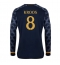 Real Madrid Toni Kroos #8 Bortedrakt 2023-24 Langermet