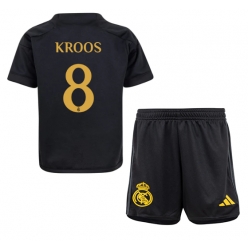 Real Madrid Toni Kroos #8 Tredjedraktsett Barn 2023-24 Kortermet (+ Korte bukser)