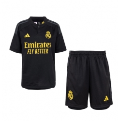 Real Madrid Tredjedraktsett Barn 2023-24 Kortermet (+ Korte bukser)