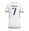 Real Madrid Vinicius Junior #7 Hjemmedrakt Dame 2023-24 Kortermet