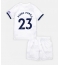 Tottenham Hotspur Pedro Porro #23 Hjemmedraktsett Barn 2023-24 Kortermet (+ Korte bukser)