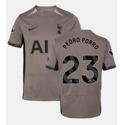 Tottenham Hotspur Pedro Porro #23 Tredjedrakt 2023-24 Kortermet