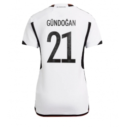 Tyskland Ilkay Gundogan #21 Hjemmedrakt Dame VM 2022 Kortermet