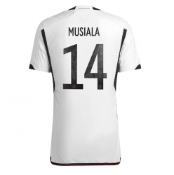 Tyskland Jamal Musiala #14 Hjemmedrakt VM 2022 Kortermet
