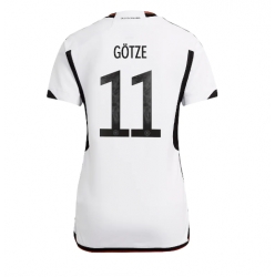 Tyskland Mario Gotze #11 Hjemmedrakt Dame VM 2022 Kortermet