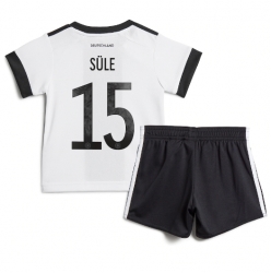 Tyskland Niklas Sule #15 Hjemmedraktsett Barn VM 2022 Kortermet (+ Korte bukser)
