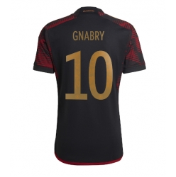 Tyskland Serge Gnabry #10 Bortedrakt VM 2022 Kortermet