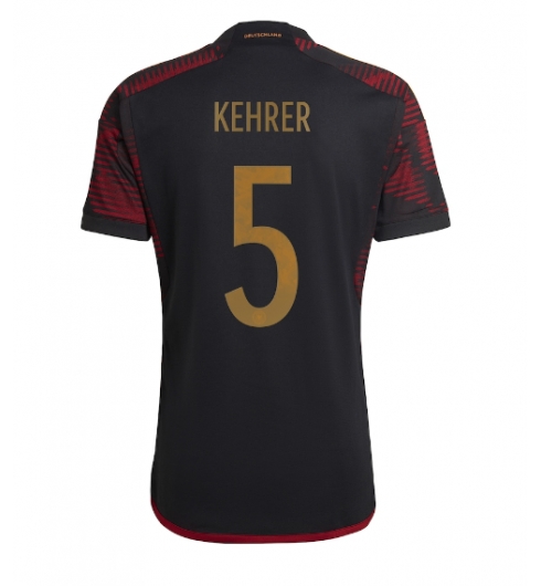 Tyskland Thilo Kehrer #5 Bortedrakt VM 2022 Kortermet