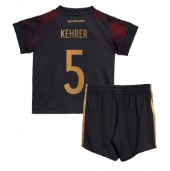 Tyskland Thilo Kehrer #5 Bortedraktsett Barn VM 2022 Kortermet (+ Korte bukser)