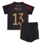 Tyskland Thomas Muller #13 Bortedraktsett Barn VM 2022 Kortermet (+ Korte bukser)