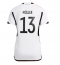 Tyskland Thomas Muller #13 Hjemmedrakt Dame VM 2022 Kortermet