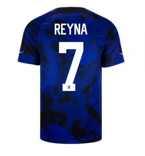 forente stater Giovanni Reyna #7 Bortedrakt VM 2022 Kortermet